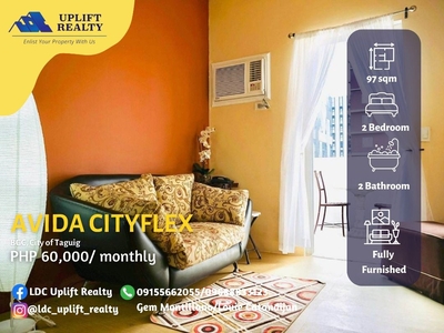 For rent two bedroom fully furnished in Avida Cityflex BGC on Carousell