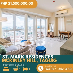 FOR SALE 1 Bedroom Unit for Sale in Venice St Mark Residences Mckinley Hill Facing Grand Canal on Carousell