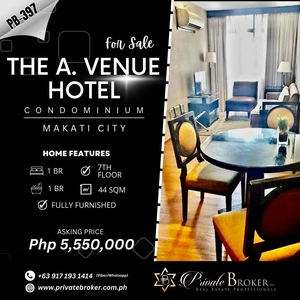 For Sale 1 BR Unit at The A. Venue Hotel