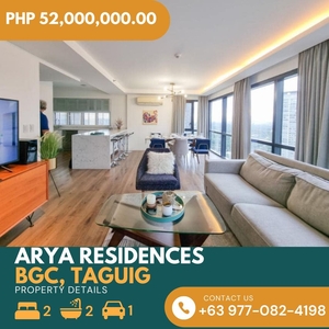 FOR SALE 2 Bedroom in Arya Residences facing Singaporean Embassy BGC Taguig City on Carousell