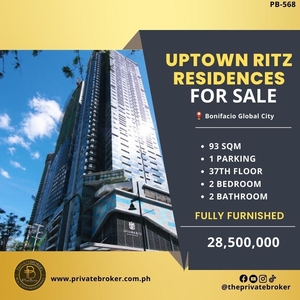 For Sale 2 Bedrooms Uptown Ritz Residences on Carousell