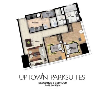 FOR SALE-2BR in Uptown Parksuites Tower 1 on Carousell