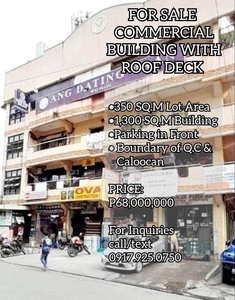 FOR SALE 4 STOREY COMMERCIAL BUILDING WITH ROOF DECK on Carousell