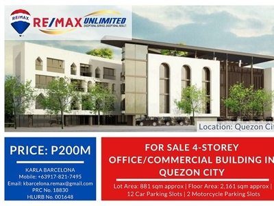 FOR SALE 4-Storey Office/Commercial Building in Quezon City on Carousell