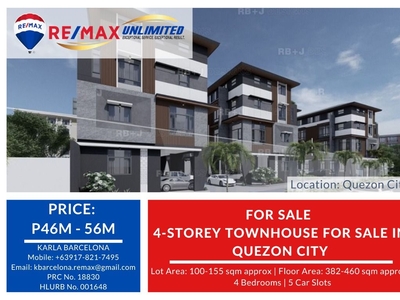 For Sale 4-Storey Townhouse for Sale in Quezon City on Carousell