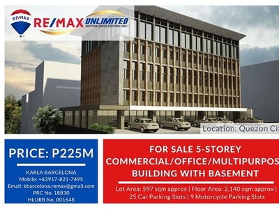 FOR SALE 5-storey Commercial/Office/Multipurpose Building with Basement on Carousell