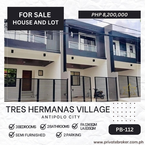 For Sale House and Lot at Tres Hermanas Village on Carousell