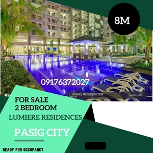 FOR SALE LUMIERE RESIDENCES 2BR TWO BEDROOM NEAR BGC AND ORTIGAS on Carousell