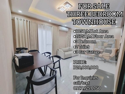 FOR SALE THREE BEDROOM TOWNHOUSE on Carousell