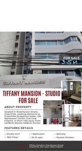 FOR SALE TIFANNY MANSION STUDIO on Carousell