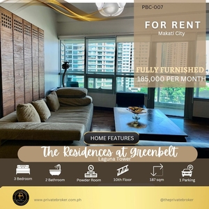 Fully furnished 3 bedroom in The Residences at Greenbelt for Lease on Carousell