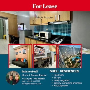 Fully-Furnished Newly-Upgraded 1-Bedroom 29 sqm. Unit For Lease at SHELL RESIDENCES Mall of Asia on Carousell