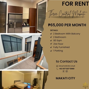 Furnished 2 Bedroom for Rent in Three Central Tower Salcedo Makati on Carousell