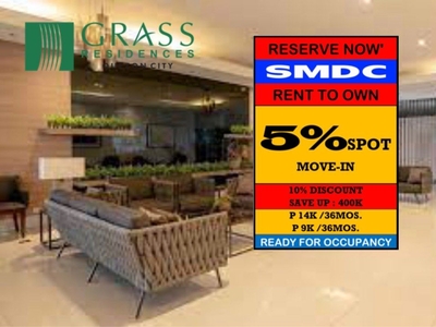 GRASS RESIDENCES Condo for Sale in SM North Edsa