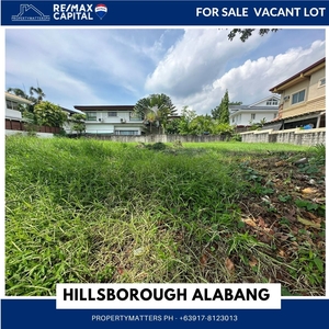 HILLSBOROUGH ALABANG VACANT LOT FOR SALE on Carousell