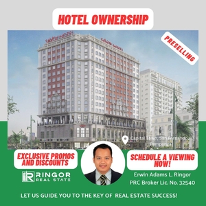Hotel ownership investment for Sale in Savoy Hotel Pampanga on Carousell