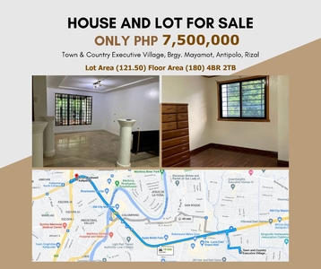 House for Sale at Town and Country Executive Village Cainta on Carousell