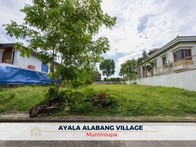 Lot For Sale in Ayala Alabang Village