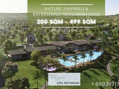 Lot for Sale-Nature-Inspired & Refreshing Neighborhood in South Palmgrove