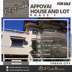 Lovely 3 Storey House and Lot for Sale on Afpovai on Carousell
