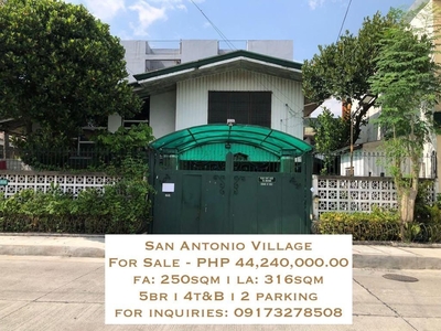 Low in the market!!! rush sale!!! **one away** San Antonio Village - 5br house and lot for sale on Carousell