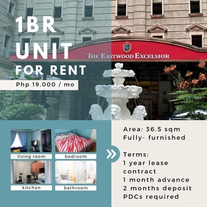 Lowest Rent for 1BR Condo Unit in Eastwood City on Carousell