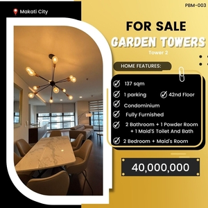 Luxury 2 Bedroom Fully Furnished and Interior Decorated Garden Towers for Sale on Carousell