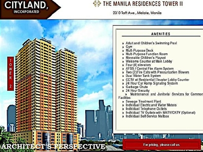 MANILA RESIDENCES TOWER 2 CityLand Taft Condo Unit for Sale on Carousell