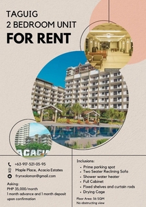Maple Place 2 Bedroom Condo For Rent on Carousell