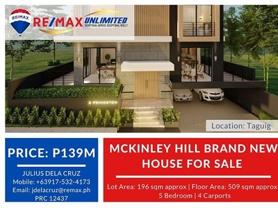 Mckinley Hill Brand New House for Sale on Carousell