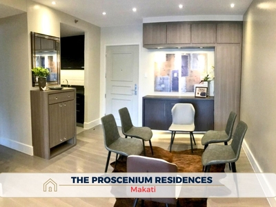 Modern and contemporary condo with views of the BGC skyline in The Proscenium by Rockwell