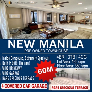 New Manila Pre Owned Townhouse 60M Unique Wide Open Space Almost New Rush Sale on Carousell