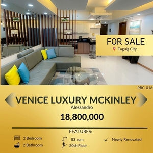 Newly Renovated 2 bedroom for Sale in Venice Luxury Mckinley on Carousell