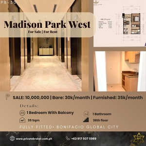 Newly Turned Over 1 Bedroom in Madison Park west BGC for Sale / Rent on Carousell