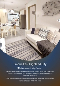 No Spot Down payment Condo for sale in Pasig on Carousell