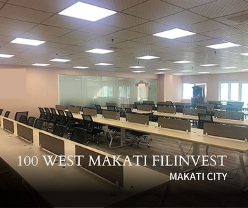Office Space for rent in 100 West Makati by Filinvest