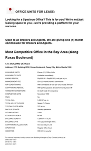 OFFICE UNITS FOR LEASE (along roxas boulevard) on Carousell