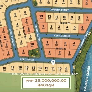 **one away** Rockwell South at Carmelray - Cluster 3 lot for sale 440sqm on Carousell
