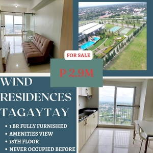 P 2.9M WIND RESIDENCES TAGAYTAY 1BR FOR SALE on Carousell