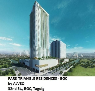 Park Triangle Residences by Alveo Land 1 Bedroom unit with Balcony for sale