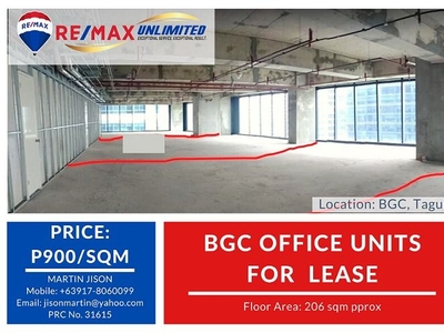 PDM057 BGC OFFICE UNITS FOR LEASE on Carousell