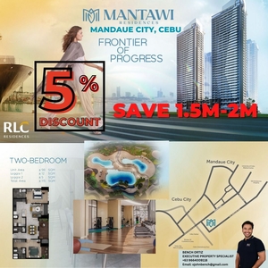 Pre selling 2 bedroom condo for sale at Mantawi Residences Mandaue City Cebu on Carousell