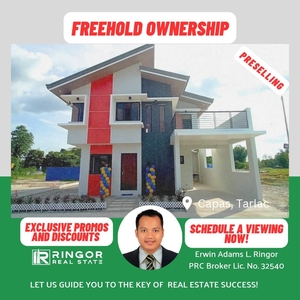 Preselling House for Sale in Capas Tarlac near Public Market Serene Royale Residences on Carousell