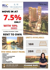 Rent to own 1 Bedroom condo in Manila Bay view Radiance Residences on Carousell