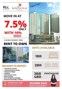 Rent to own 1 Bedroom in Magnolia Residences New Manila on Carousell