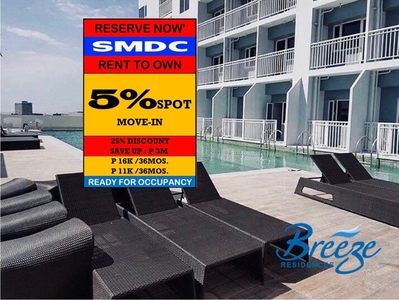 RENT TO OWN Condo in ROXAS BOULEVARD Breeze Residences near in Mall of Asia