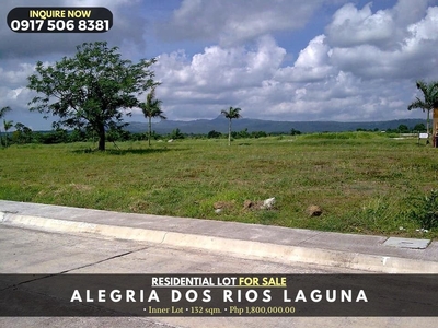Residential Lot FOR SALE in Alegria at Dos Rios Cabuyao Laguna on Carousell