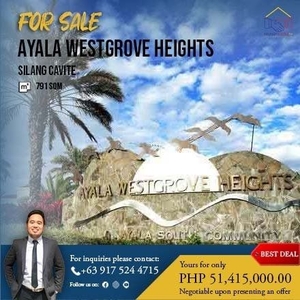 Residential lot for Sale in Ayala Westgrove Heights at Silang Cavite on Carousell