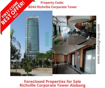 Richville Corporate Tower Commercial Unit for Sale in Alabang on Carousell