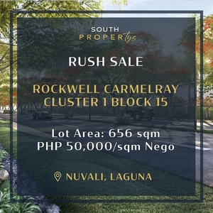 Rockwell South at Carmelray Cluster 1 Lot For Sale on Carousell